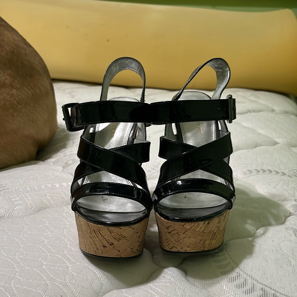 cork 6” platform heels enzo angiolini